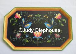 0055 Folk Art Tray Tuesday 8am-3pm